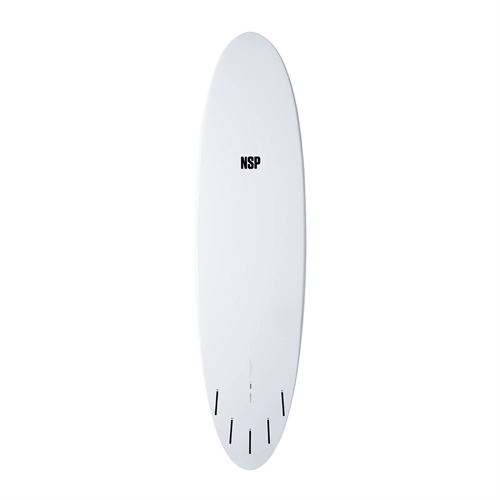 NSP Elements HDT Fun 7\'6" White FTU Surfboard